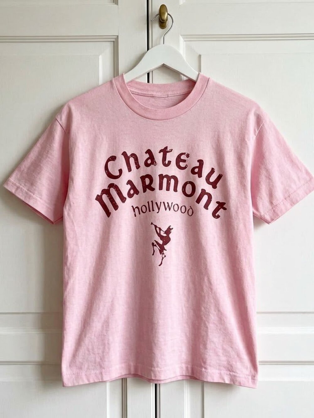 Chateau Marmont Pink Graphic Tee